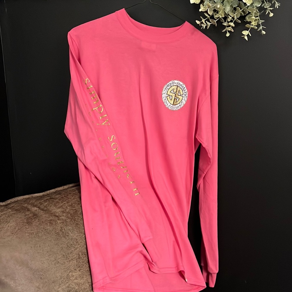 NWT size S Simple  Southern long sleeve t shirt.
